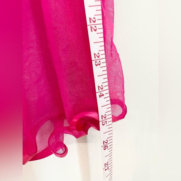 Vintage fembot furry fuzzy nightie lingerie slip barbiecore Barbie intimates - Picture 8 of 9